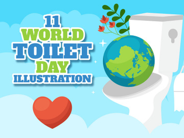 11 World Toilet Day Illustration preview picture