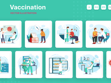 M223_Vaccination Illustrations preview picture