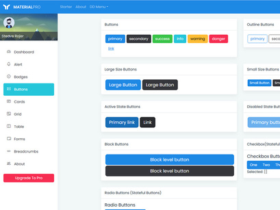 MaterialPro Free React Admin Dashboard Template