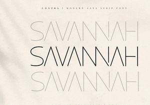 Contra - Modern Sans Serif Font