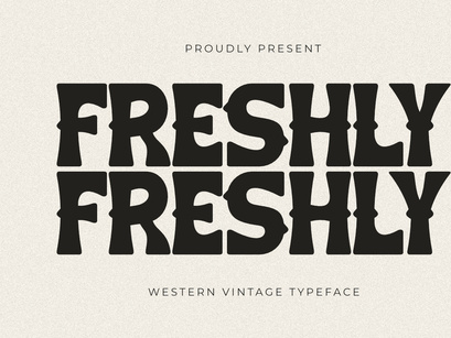 Freshly - Western Vintage Font