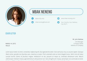 Round Resume Minimalist