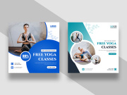 Yoga Fitness Instagram Post Banner Ver-5