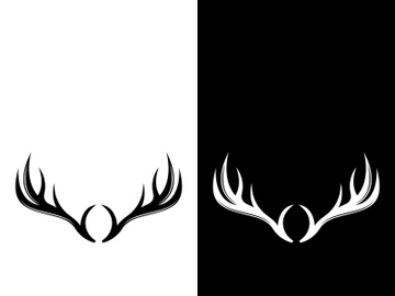 Deer logo template vector icon illustration design preview picture