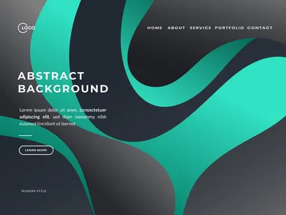 Abstract Background Wave Modern