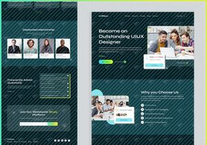 Education Website Design.