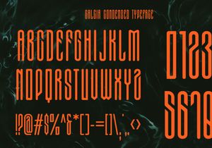 GALCIA - CONDENSED ROUND TYPEFACE