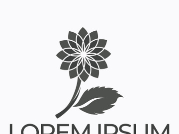 Flower logo preview picture