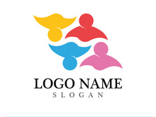 Community logo and symbol vector icon template