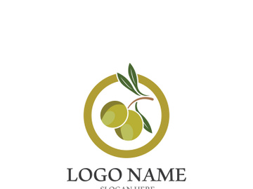 Extra virgin olive oil logo icon design vector illustration preview picture