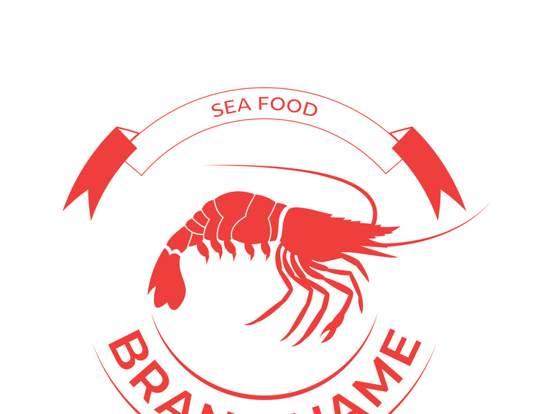 Vintage lobster logo