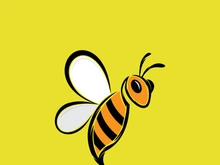 Bee Logo Template vector icon illustration design
