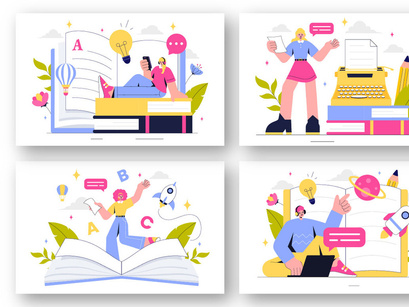8 Creative Storytelling Process Illustration