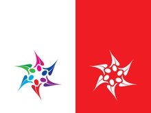 Community, network and social icon design template