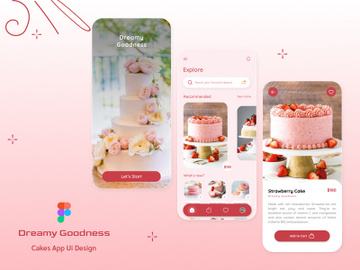 Cakes App Design preview picture