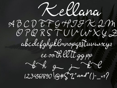 Free Kellana Handwritten Font