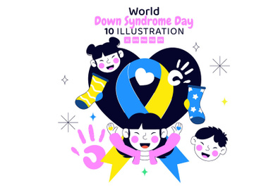 10 World Down Syndrome Day Illustration preview picture