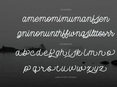 Jenaka | Monoline Script