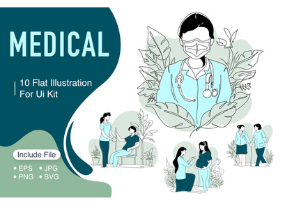 Medical illustration minimalist