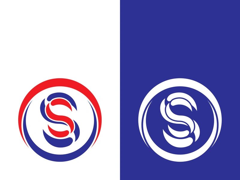 Business corporate S letter logo design vector