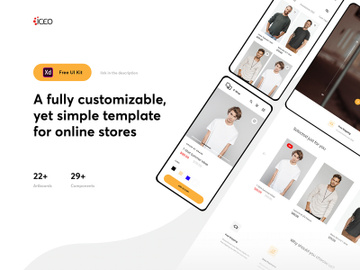 Responsive ECommerce UI Kit preview picture