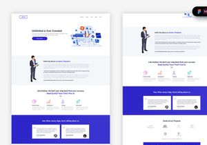 Startups Landing Page Template