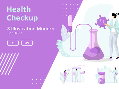 Illustration Health Checkup