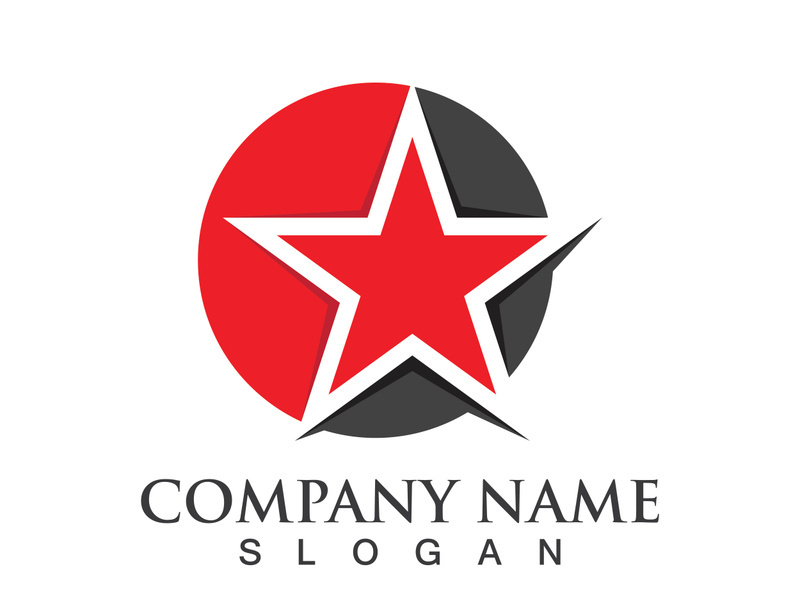 star vector icon illustration design template