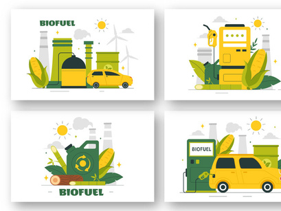 9 Biofuel Life Cycle Illustration