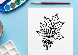Holiday celebration with festive decorations