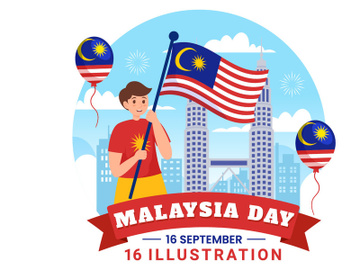 16 Happy Malaysia Day Illustration preview picture