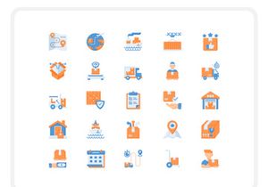Delivery And Logistic Icon Pack