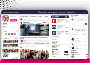Social Networking or Job posting and Service Website Template