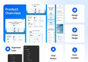 HealthOps - Hospital Management Dashboard Landing Page