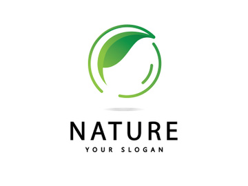 Green leaf logo  Nature icon design preview picture