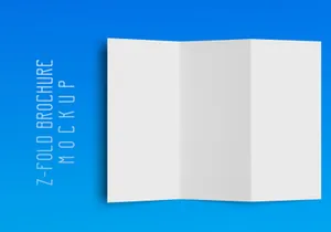 Z-Fold Brochure Mockup