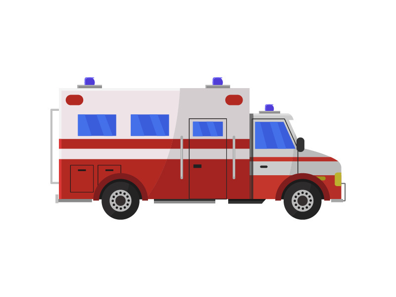 Illustrated ambulance