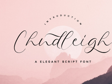 Chudleigh - Script Font preview picture