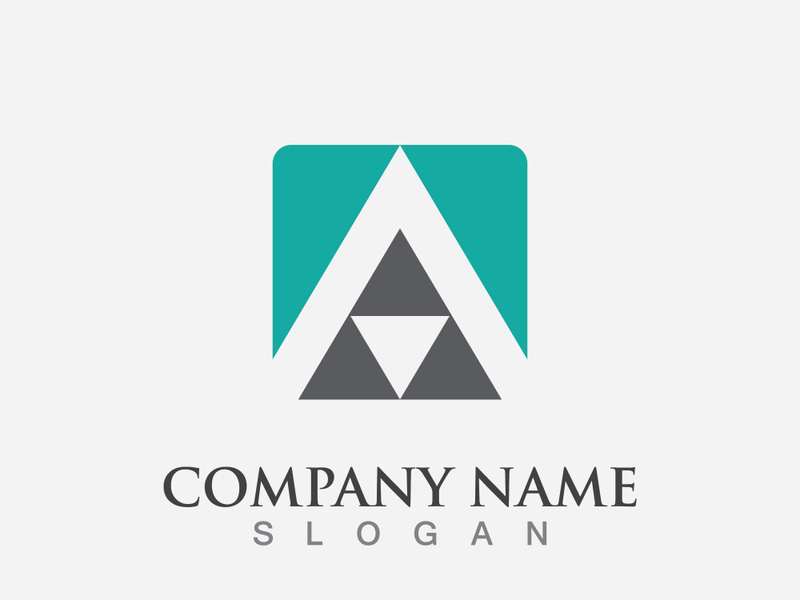 A Letter Logo Business icon Template Vector design