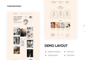 Famomentum Wedding Template PSD Figma