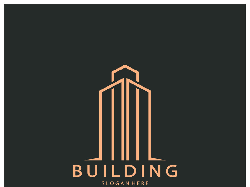 Building logo vector illustration design,Real Estate logo template, Logo symbol icon