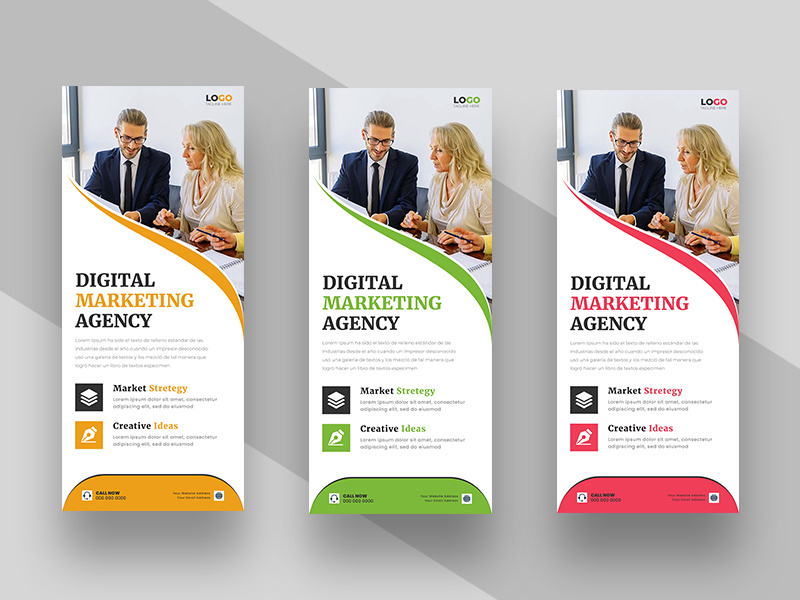 Marketing Agency Roll Up Standee Banner Ver-1