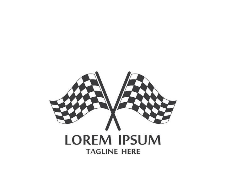 Race flag logo