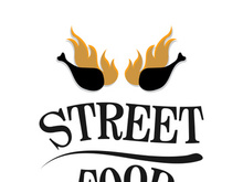 Street Food Chalk Handwriting Typography for Restaurant Street Food Chalk Handwriting Typography for Restaurant