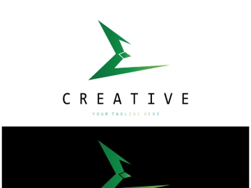 creative letter e logo design, for brand, startup, business, company, identity, application, vector preview picture
