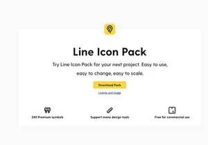 400+ Essential Line Icon Pack