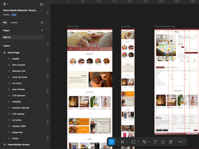 Hand Craft Website Template