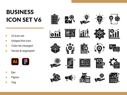 Business Icon Set V6