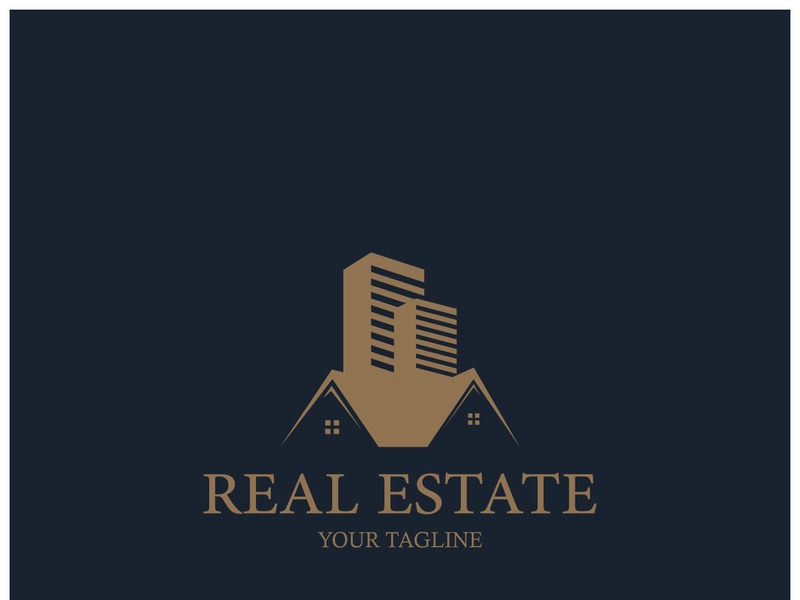simple real estate logo design,building,skyscraper,property business,apartment,architecture vector