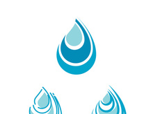 Water drop Logo Template illustration
